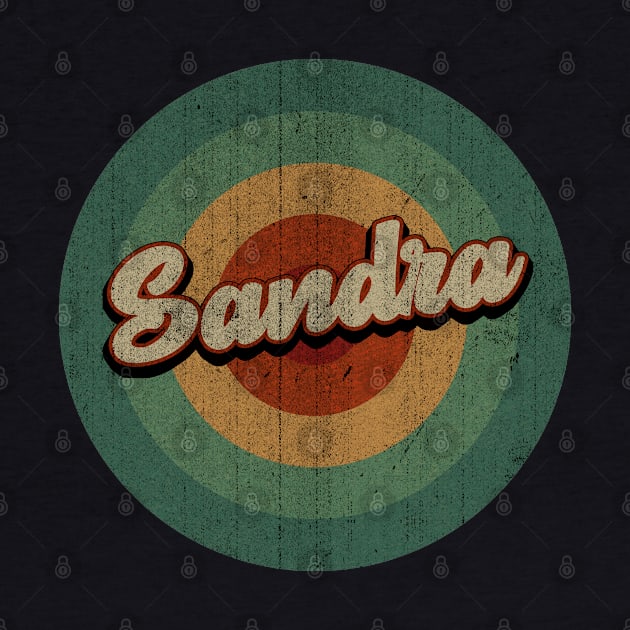 Circle Retro Vintage Sandra by Jokowow